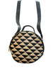 Round sling bag ( Triangle design)