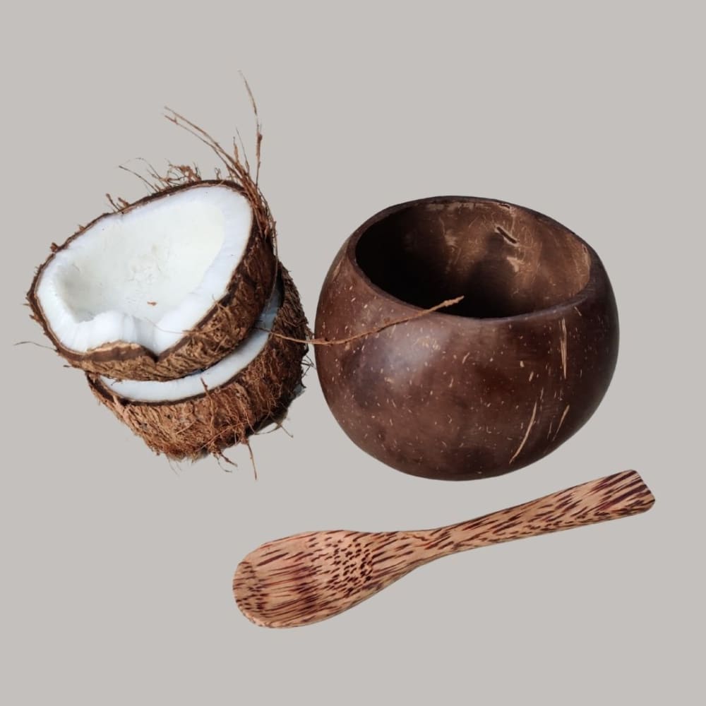 ONEarth - Small Coconut Shell Bowl with spoon